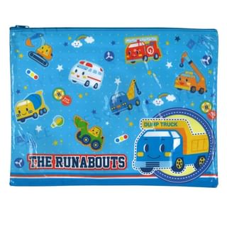 Sanrio The Runabouts A4 Double Zip Folder 1 pc