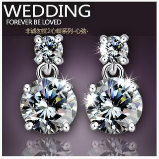 Nanazi Jewelry Crystal Drop Earrings