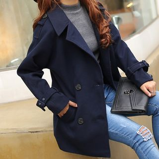 OTTI Double Breasted Woolen Coat