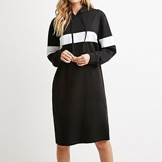 Champi Colour Block Hoodie Dress