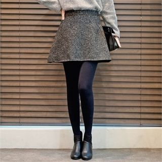 Styleberry Inset Shorts A-Line Mini Skirt