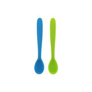 Lexington Silicone Feeding Spoons Set Blue & Green - One Size