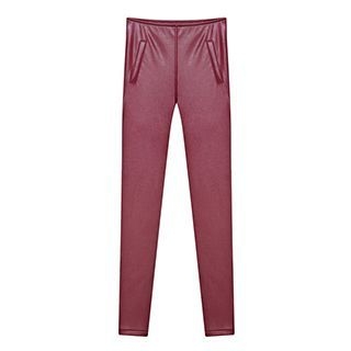 FURIFS Faux Leather Skinny Pants