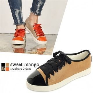 SWEET MANGO Toe-Cap Sneakers