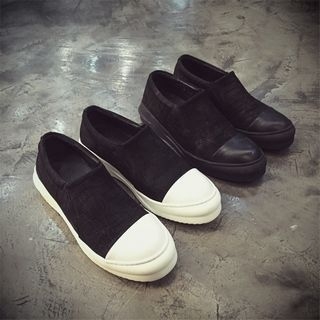 MRCYC Genuine-Leather Panel Loafers