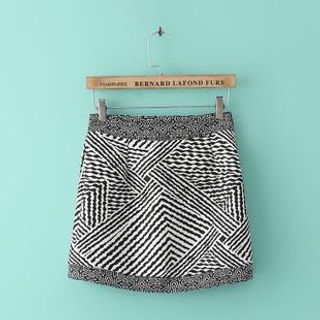 Ainvyi Pattern Pencil Skirt