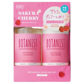 Botanical Shampoo & Treatment Smooth Set Sakura & Cherry Limited Edition 460ml+460g