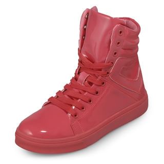 yeswalker Patent High-Top Sneakers