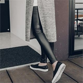 JOAMOM Faux Leather Leggings