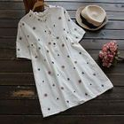 Short-Sleeve Frilled-Trim Embroidered Blouse от YesStyle.com INT Short-Sleeve Frilled-Trim Embroidered Blouse от YesStyle.com INT