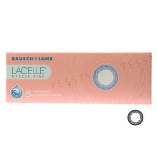 BAUSCH+LOMB - Lacelle 1 Day Dazzle Ring Color Lens Shimmering Black 30 pcs P-3.75 (30 pcs)