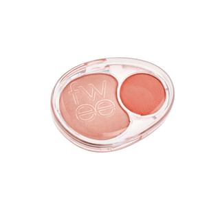 Fwee - Mellow Dual Blusher - 12 Colors #Cr02 Baby Smile
