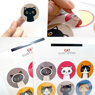 Tivi Boutique Cat Decoration Stickers