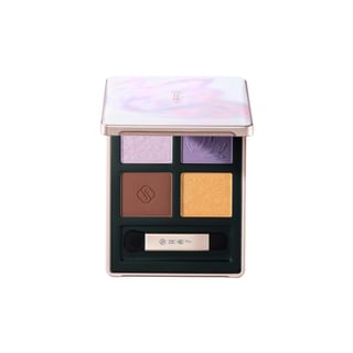 Florasis - Butterfly Glitter Quad Eyeshadow Palette - 2 Types 01 Iris Twilight - 3.3G