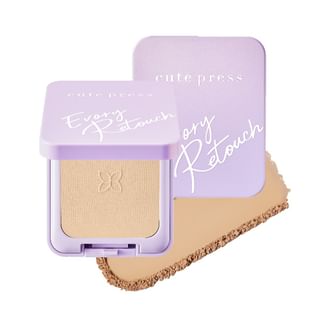 Cute Press - Evory Retouch Oil Control Foundation Powder Spf 30 Pa +++ P2 Pink Beige