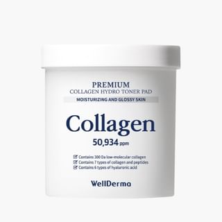 Wellderma - Premium Collagen Hydro Toner Pad 60 Pads