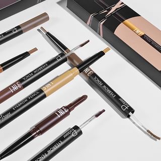 Pudaier - 3 In 1 Eyebrow Pencil / Powder / Cream - 6 Colors #06 - 3G