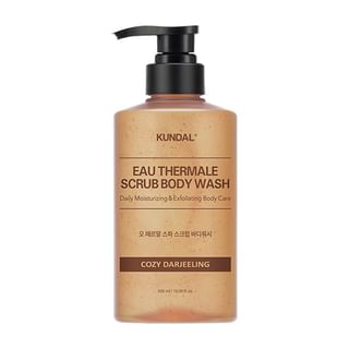 KUNDAL - Eau Thermale Scrub Body Wash - 3 Types Cozy Darjeeling