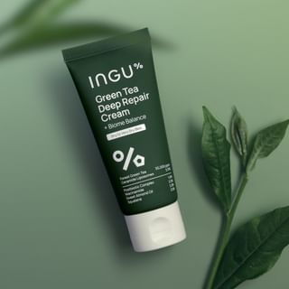 INGU - Green Tea Deep Repair Cream + Biome Balance For Dry To Very Dry Skin Jumbo 100ml