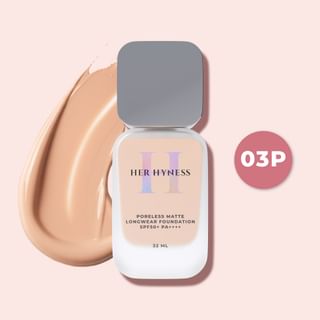 HER HYNESS - Poreless Matte Longwear Foundation SPF 50+ PA++++ 03P Fair Rosy