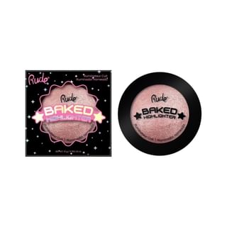 Rude Cosmetics - Baked Highlighter Shimmer - 2 Colors All Eyes On Me - 10G