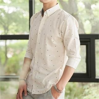STYLEMAN 3/4-Sleeve Patterned Shirt