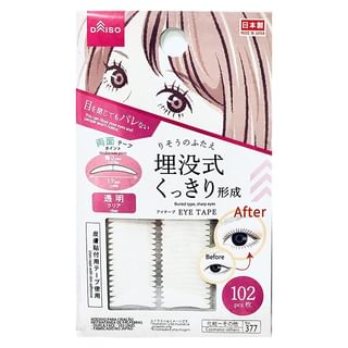 DAISO - Double Folded Eyelid Tape Double Sided Point 102 pcs