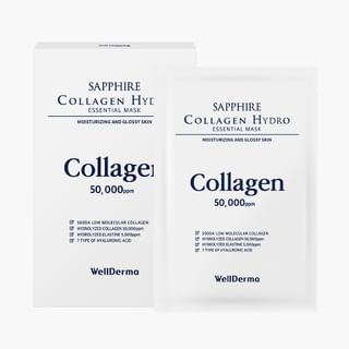 Wellderma - Sapphire Collagen Hydro Essential Mask Set 30Ml X 10 Sheets