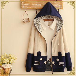 Fairyland Cat Accent Hooded Jacket