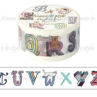 Aimez le style Aimez le style Masking Tape Middle Alphabet