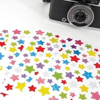 Hera's Place Glitter Star Sticker (6 Sheets)
