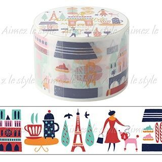 Aimez le style Aimez le style Masking Tape Primaute Wide Paris Road