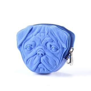 Adamo 3D Bag Original Casual Pug 3D Coin Purse Light Blue - One Size