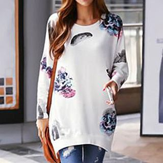 Champi Flower Print Pullover