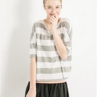 Life 8 Loose-Fit Striped Top