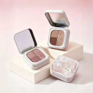 Diary Series Metal Box 3-Color Eye Shadow Palette - 2 Types #1 Starfall Fairy Tale - 3g