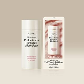 su:m37 - Micro-Active Pink Vitamin Bubbletox Mask Pack 100ml