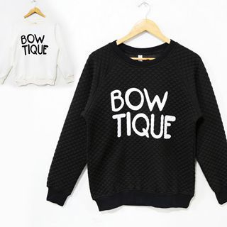 Mr. Cai Lettering Long-Sleeve Top