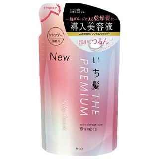 Kracie - Ichikami The Premium Extra Damage Care Shampoo Silky Smooth - 340ml Refill