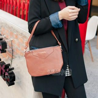 Faux-Leather Cross Bag
