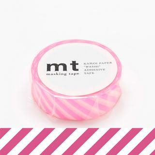 mt mt Masking Tape : mt 1P Stripe Shocking Pink