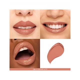 Make Up For Ever - Rouge Artist Forever Satin & Matte Lipstick 136 Legendary Latte - Satin