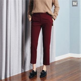 MAGJAY Flat-Front Straight-Cut Pants