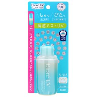 Kao - Biore Uv Aqua Rich Aqua Protect Mist Spf 50 Pa++++ 60Ml Refill - Jp Edition
