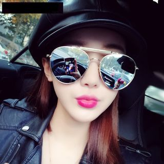 MOL Girl Metal Frame With Reflective Sunglasses