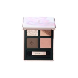 Florasis - Butterfly Glitter Quad Eyeshadow Palette - 2 Types 02 Peach Haze - 3.3G