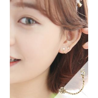 Miss21 Korea 10K Gold Double-Piercing Earring (Single)