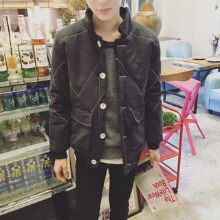 JUN.LEE Stitched Button Jacket