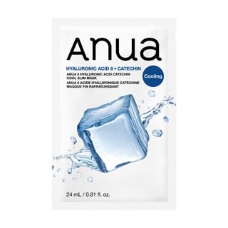 Anua - Hyaluronic Acid 8 Catechin Cool Slim Mask 2026 Version - 23ml x 1 sheet