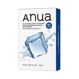 Anua - Set de Mascarilla Hyaluronic Acid 8 Catechin Cool Slim